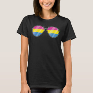 Camiseta Lgbt Sinalizador de Pansexualidade Óculos Panorâmi