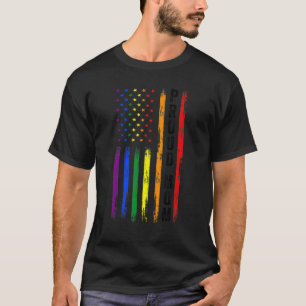 Camiseta Lgbt Suporte Orgulhoso Mãe Lgbt Sinalizador Mãe Lg