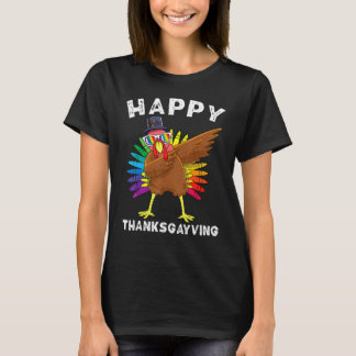 Camiseta LGBT Thanksgiving Turkey LGBTQ+ Rainbow Gay Pride 
