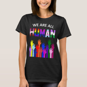 Camiseta Lgbt Todos Somos Ally Do Orgulho De Direitos Gay D