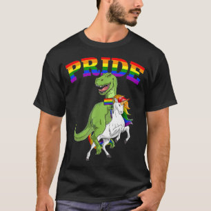 Camiseta LGBT TRex Dinosaur Unicorn Gay Pride Rainbow LGBTQ