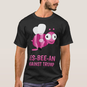 Camiseta Lgbt Vs Donald Trump Orgulho gay Les-bee-an Contra