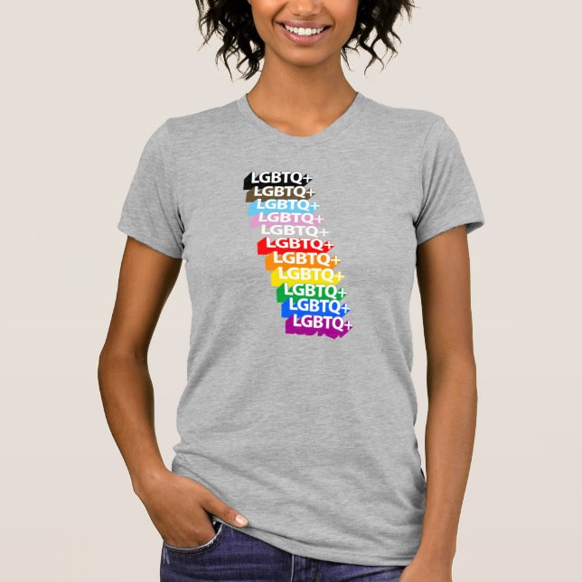 CAMISETA LGBTQ 3D (Frente)