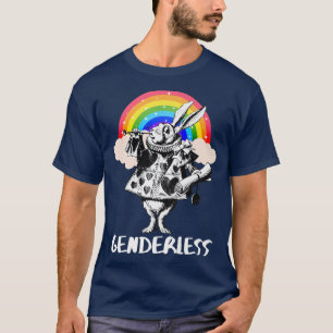Camiseta LGBTQ Alice-In-Wonderland White Rabbit - Genderles