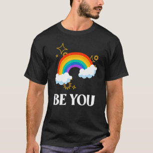 Camiseta Lgbtq+ Ally Awarding Be You Lgbt Rainbow Gay Prid