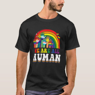 Camiseta Lgbtq Ally Equality Bi Orgulho gay Human Bisexual 
