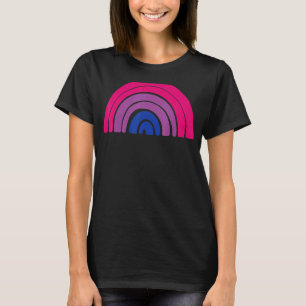 Camiseta Lgbtq Bandeira do Orgulho Bissexual Lgbtqia+ Rainb