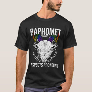 Camiseta Lgbtq Baphomet Satã Devil Respeitar Pronounes