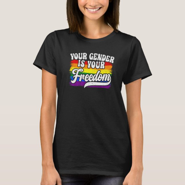 Camiseta Lgbtq Defensor Da Igualdade De Gênero Parada Do Or (Frente)