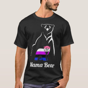 Camiseta LGBTQ do Urso da Mamã