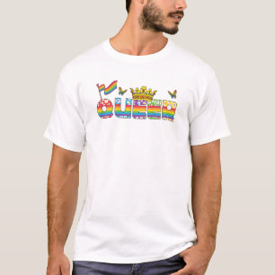 Camiseta LGBTQ - Fila - Cor arco-íris