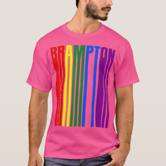 Camiseta LGBTQ Flag Corols Brampton Canada - Canadian Pride