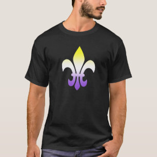Camiseta LGBTQ Fleur de Lis New Orleans Mardi Gra