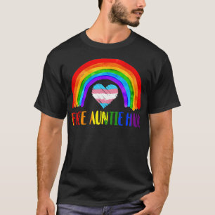 Camiseta LGBTQ Free Auntie Hugs Orgulho gay LGBT Rainbow Mo