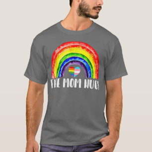 Camiseta LGBTQ Free Mãe Abraça Orgulho gay LGBT Ally Rainbo