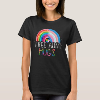 Camiseta Lgbtq Free Tunt Hugs Orgulho gay Lgbt Ally Rainbow