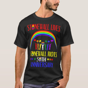 Camiseta LGBTQ Gay Pride Stonewall Riots Anniversary Rainbo