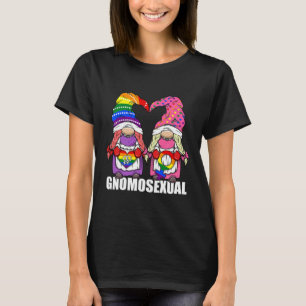 Camiseta Lgbtq Gnome Lésbica Amor