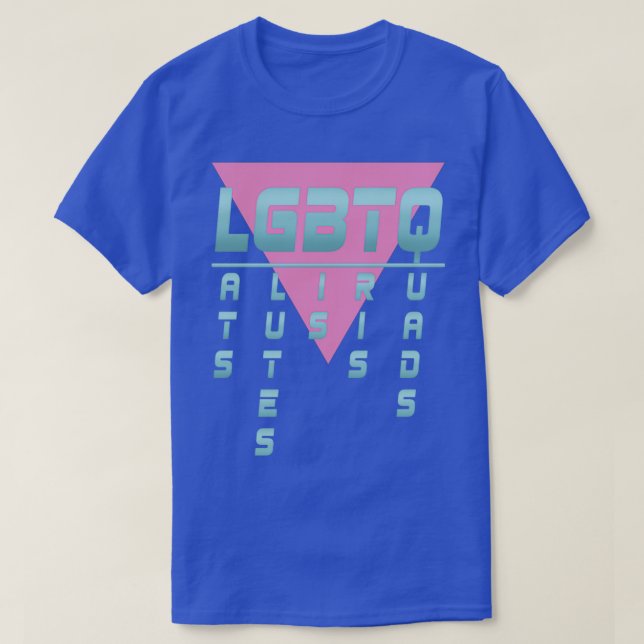 Camiseta LGBTQ Lats Glutes Bis Tris Quads (Frente do Design)