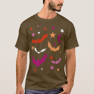 Camiseta LGBTQ Lésbica Bat Halloween Costume Orgulho lésbic