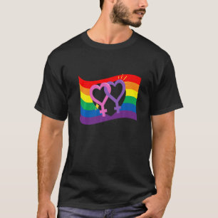 Camiseta Lgbtq, Lésbica Do Coração, Direitos Gay Orgulho Ar