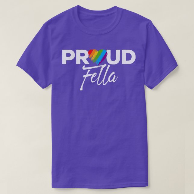 Camiseta LGBTQ LGBTQ de Orgulho gay Mês Orgulhosa (Frente do Design)
