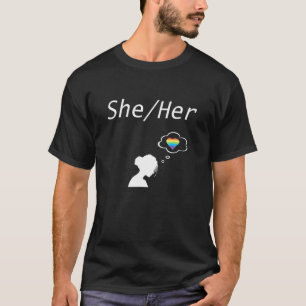Camiseta Lgbtq Mulher lésbica do Orgulho de Transgênero Fem