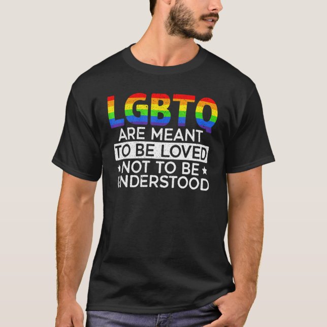 Camiseta Lgbtq Não É Entendida P (Frente)