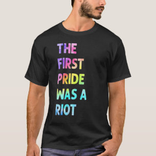 Camiseta Lgbtq+ O Primeiro Orgulho Foi Um Arco-Íris Bissexu