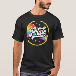 Camiseta Lgbtq Orgulho gay Vintage Ally Rainbow Lésbica Bis