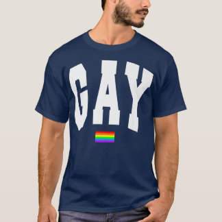 Camiseta Lgbtq Orgulho Gráfico Arco-Íris Sinalizador Direit