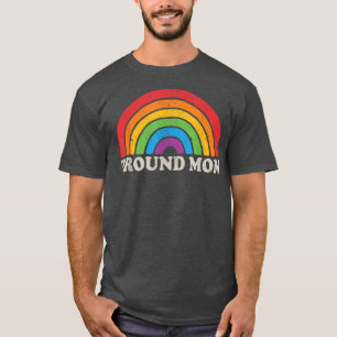 Camiseta LGBTQ Orgulhosa Mãe Orgulho gay Mês LGBT Sinalizad