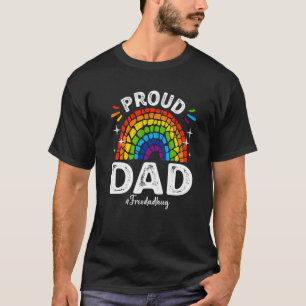 Camiseta Lgbtq Pai Arco-Íris Orgulho gay Lgbt Ally Padre