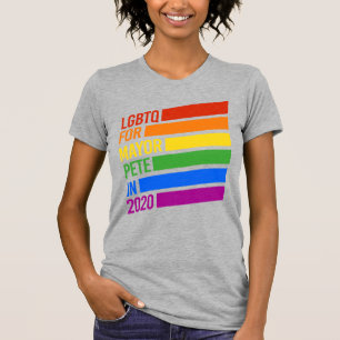 Camiseta LGBTQ Para O Prefeito Pete 2020