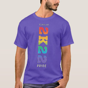 Camiseta LGBTQ Pride Class of 2022 (2K22) Graduation or Mat