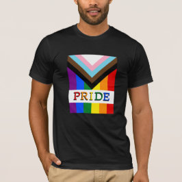 Camiseta LGBTQ & Pride - Moda do Indicador de Progresso do