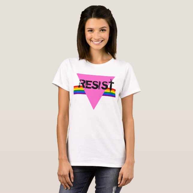 Camiseta LGBTQ resistem (Frente Completa)
