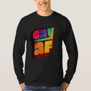 Camiseta Lgbtq+ Suporte Gay Af Halftone Edition