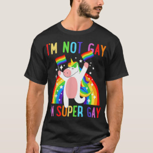 Camiseta LGBTQ Unicórnio Super Orgulho Gay LGBT Aliado Band