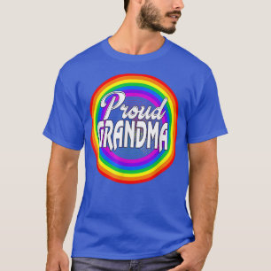 Camiseta LGBTQ Vovó Orgulho gay LGBT Ally Rainbow Mo