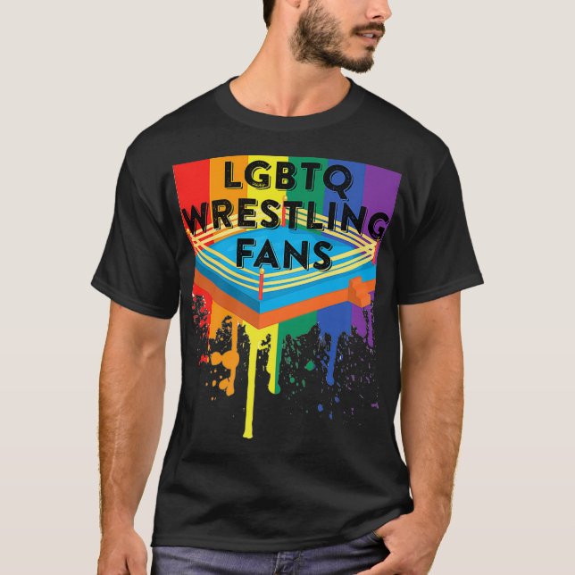 Camiseta LGBTQ Wrestling Fans (Frente)