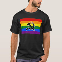 Camiseta LGBTQIA+ Orgulho Martelo e Foice