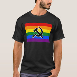 Camiseta LGBTQIA+ Orgulho Martelo e Foice