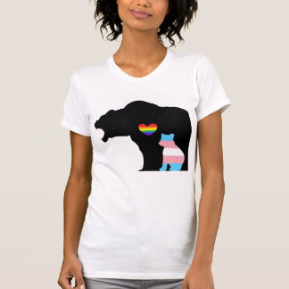 Camiseta LGBTQUIA+ Urso que protege o urso do transporte