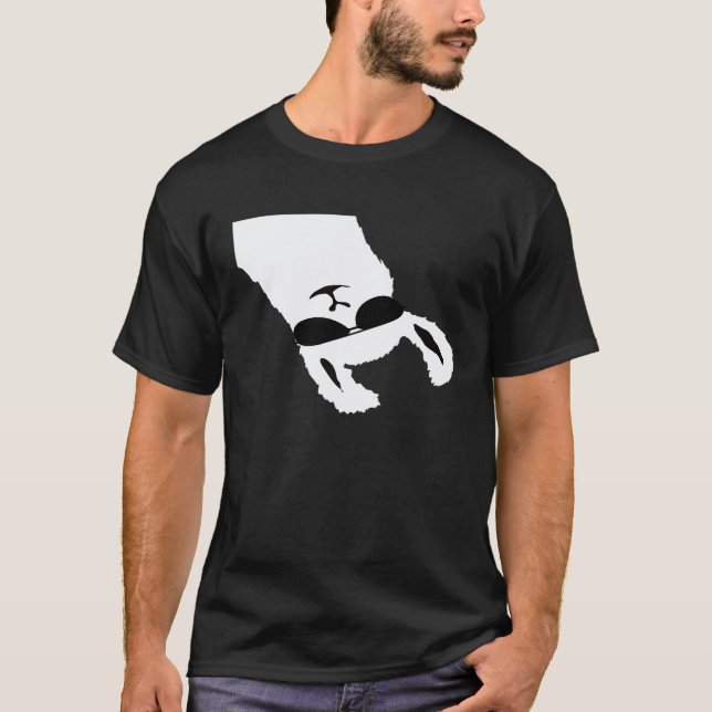 Camiseta Lhama Alpaca com óculos de sol Premium (Frente)