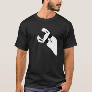 Camiseta Lhama Alpaca De Óculos De Sol