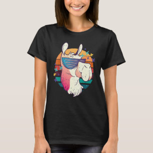 Camiseta lhama alpaca legal com óculos de sol
