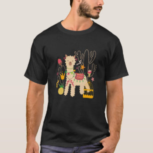 Camiseta Lhama Alpaca Menino Menina Crianças 4