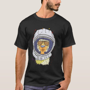 Camiseta Lhama Astronauta Divertido Espaço e Lhama