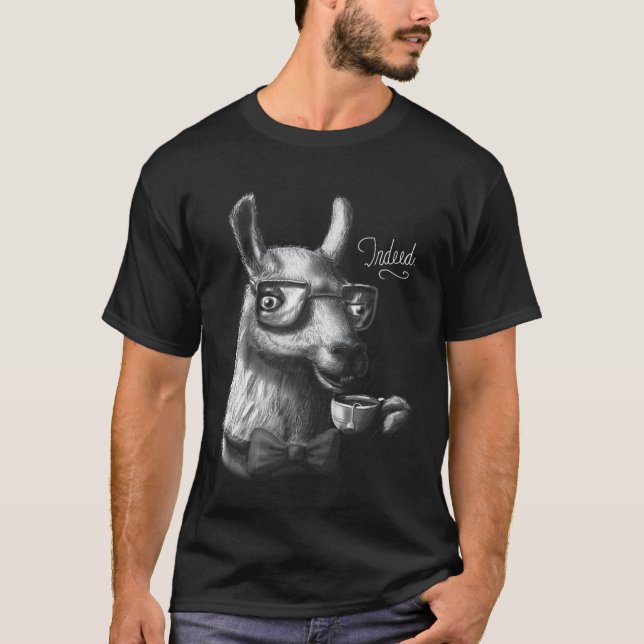 Camiseta Lhama Chique Woot (Frente)